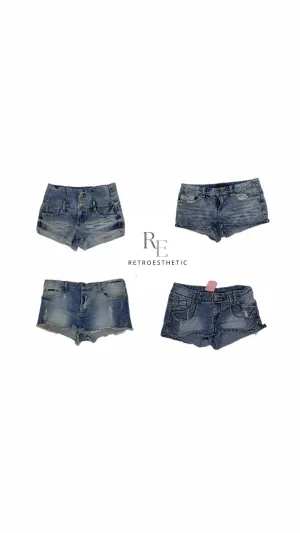 Y2K Denim Unique Shorts (SR-340)
